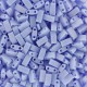 Miyuki half tila 5x2.4mm beads - Matted light periwinkle ab HTL-494FR